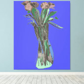 Drieluik Wall Art Imperfect Bloemen Nog steeds blo Canvas Afdruk (Insitu (Houten vloer))