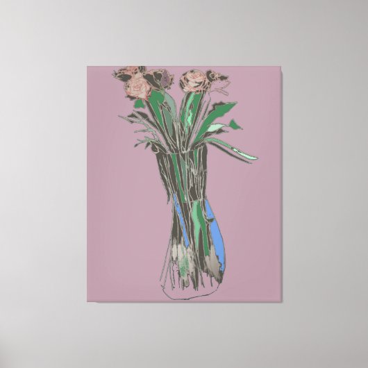 Drieluik Wall Art Imperfect Bloemen Nog steeds blo Canvas Afdruk (Voorkant)