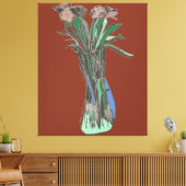 Drieluik Wall Art Imperfect Bloemen Nog steeds blo Canvas Afdruk (Insitu (Woonkamer))