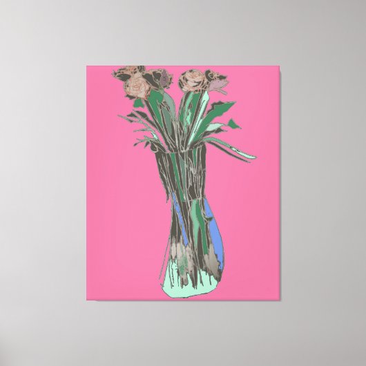 Drieluik Wall Art Imperfect Bloemen Nog steeds blo Canvas Afdruk (Voorkant)