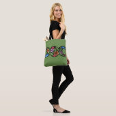 Driemaal Maansymbool Bloei Tote Bag (Op model)