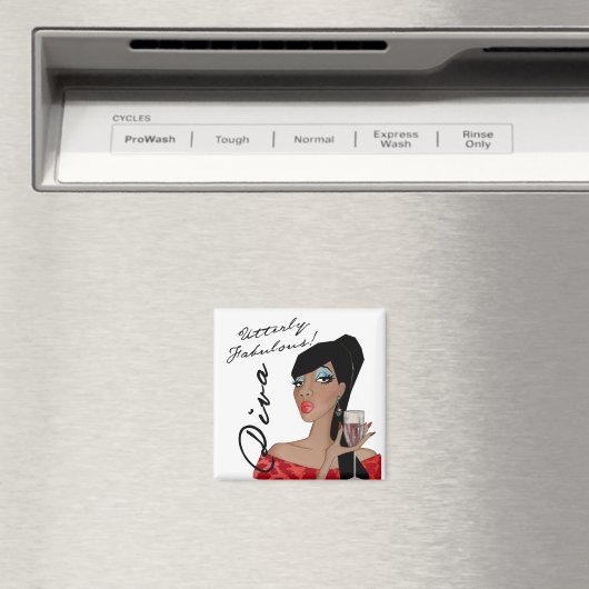 Driemaandelijks Fabulous Diva van een Magnet (Insitu (Vaatwasser))