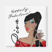 Driemaandelijks Fabulous Diva van een Magnet (Voorkant)