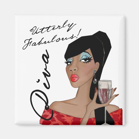 Driemaandelijks Fabulous Diva van een Magnet (Voorkant)