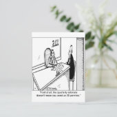 Driemaandelijkse belastingen betekenen niet dat 25 briefkaart (Staand voorkant)