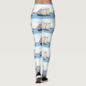 driemaandelijkse schoenenzeilen leggings (Achterkant)