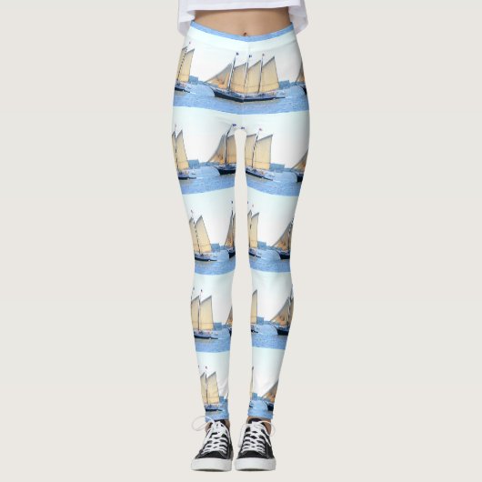 driemaandelijkse schoenenzeilen leggings (Voorkant)