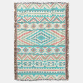 Driemaands Blanket/Tribal Patroon Deken (Voorkant Verticaal)