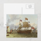 Driemaands 'Britannia' in Rotterdam, 1698 Briefkaart (Voorkant / Achterkant)
