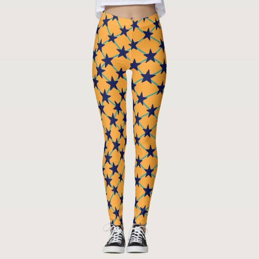 DRIEMATIGE GEOMETRISCHE KUNST. LEGGINGS (Voorkant)
