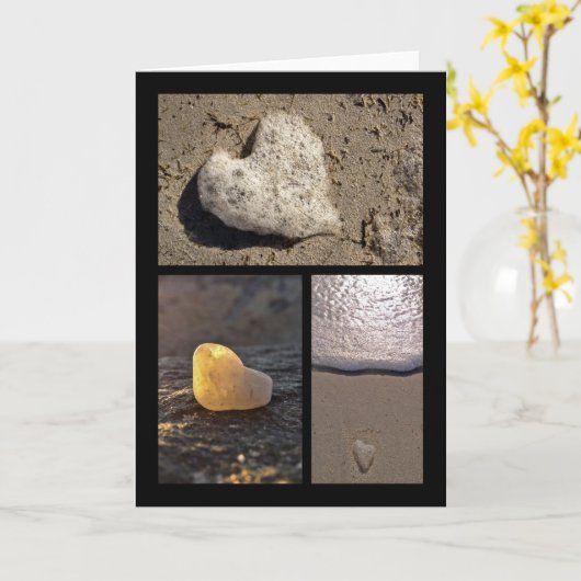 Drieoceaanharten Kaart (Gele Bloem)