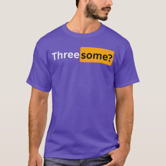 Driepersoon Sey-cadeaus voor mannen en vrouwen vri T-shirt