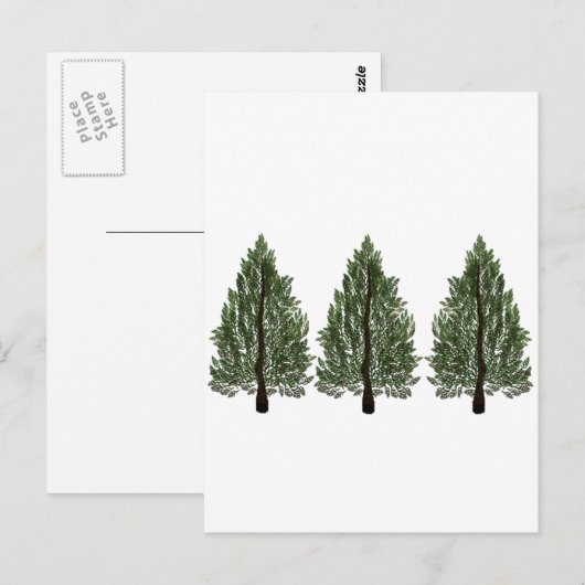 Driepestukslijnen Briefkaart (Voorkant / Achterkant)