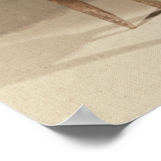 Driepodig 'chueh'-vat voor de verwarming van wijn poster (Hoek)