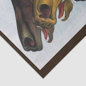 driepuntenpapier tissuepapier (Detail)