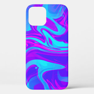 driepuntsdraai, paars blauw Case-Mate iPhone case
