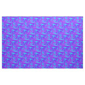driepuntsdraai, paars blauw stof (Fat Quarter)