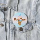  driepuntspionnen voor de interseksprijs ronde button 7,6 cm (In situ)