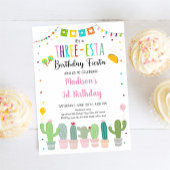 Driesta Fiesta Cactus Girl Birthday Kaart