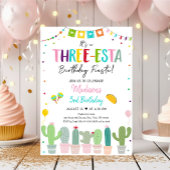 Driesta Fiesta Cactus Girl Birthday Kaart