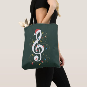Driestema Christmas Lichtjes Muziek Liefhebber Muz Tote Bag