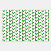 driestuksverpakking voor Holly-Day Inpakpapier Vel (Voorkant 2)