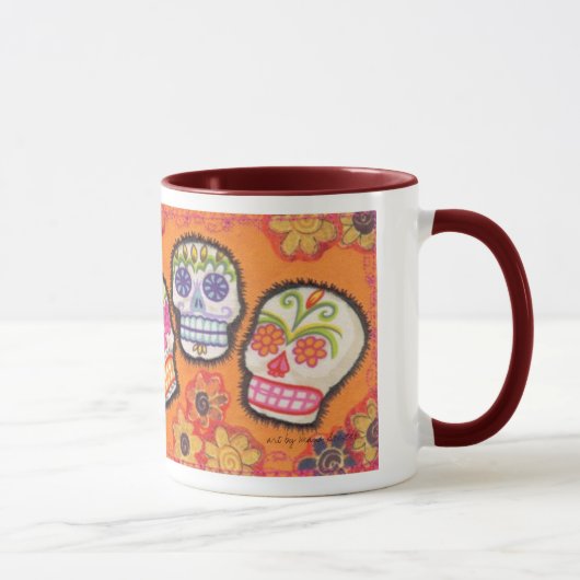 DrieSugarSkulls Mok (Rechts)