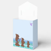 Drietal beren bedankt bedankdoosjes (Geopend)