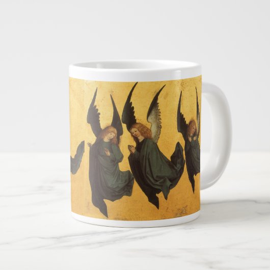 Drietal Renaissance-Engelen door Meester van het H Grote Koffiekop (Voorkant rechts)