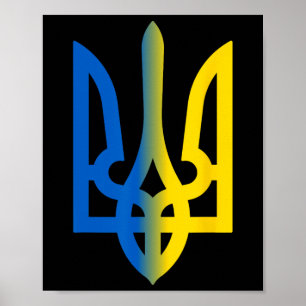 Drietand Oekraïens Volodymyr Zelensky President Va Poster