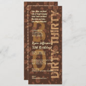 DRIETIG DRIETIJDKoffiekkoffie Kaart (Voorkant / Achterkant)