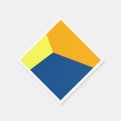 drietonige cocktailservetten | Moderne feeststijl Servet (Hoek)