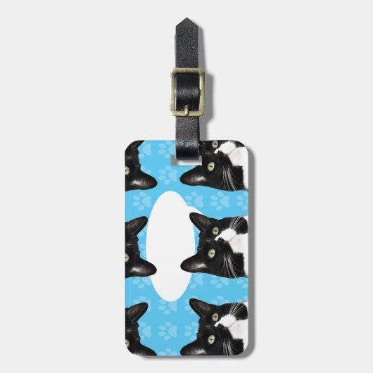 Drievoudig aangepast Kat Bagagelabel (Voorkant verticaal)