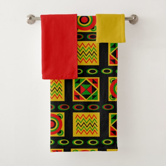 Drievoudig badhanddoekset bad handdoek (Insitu)