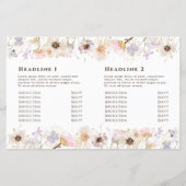 Drievoudig bloemen tweevoudig brochure (Achterkant)