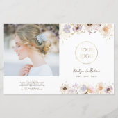 Drievoudig bloemen tweevoudig brochure (Voorkant)