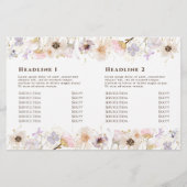 Drievoudig bloemen tweevoudig brochure (Achterkant)