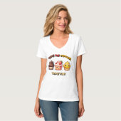 Drievoudig de cupcakes, drievoudig plezier! t-shirt (Voorkant volledig)