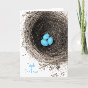 Drievoudig de liefdesdriften feliciteren kaart