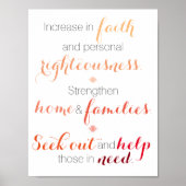 Drievoudig doel van de noodhulpmaatschappij poster (Voorkant)