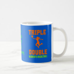 Drievoudig Dubbel Vrouwen Basketbal Shirt Koffiemok
