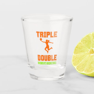 Drievoudig Dubbel Vrouwen Basketbal Shot Glas