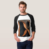 Drievoudig embleem t-shirt (Voorkant volledig)