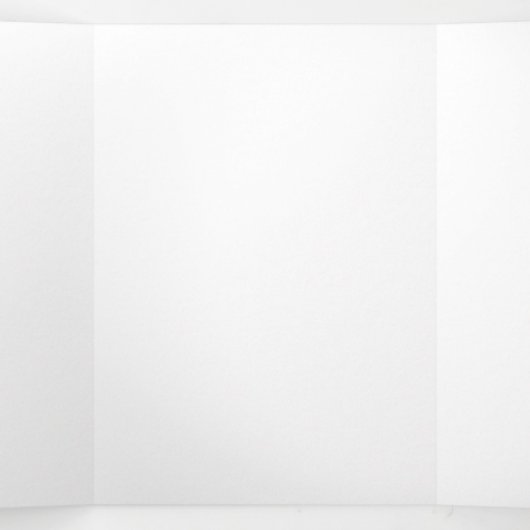 Drievoudig Fold-programma met letters Drieluik Programma (Binnenkant midden)