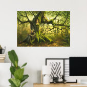 Drievoudig godin poster 24 x 36 inch (Thuiskantoor)