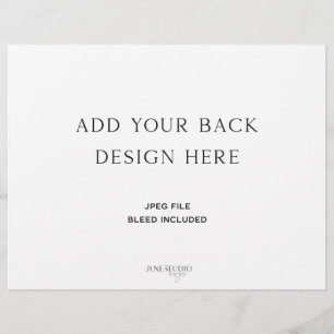 Drievoudig huwelijksprogramma 8.5x11"