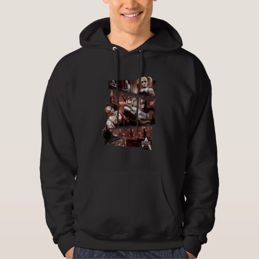 Drievoudig kenmerk stad Arkham Hoodie (Voorkant)