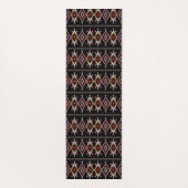 Drievoudig kleurig geometrisch patroon yogamat (Achterkant)