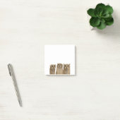 Drievoudig Kwijlende Dwaze Katten Meme Post-it® Notes (Kantoor)