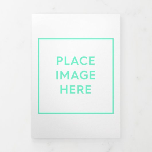 Drievoudig Letter Fold Announge Drieluik Aankondiging (Cover)